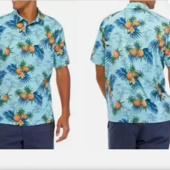 Men's Tommy Bahama Palm Desert Pina Isle Golf Pro Shirt - Picture 6 of 10